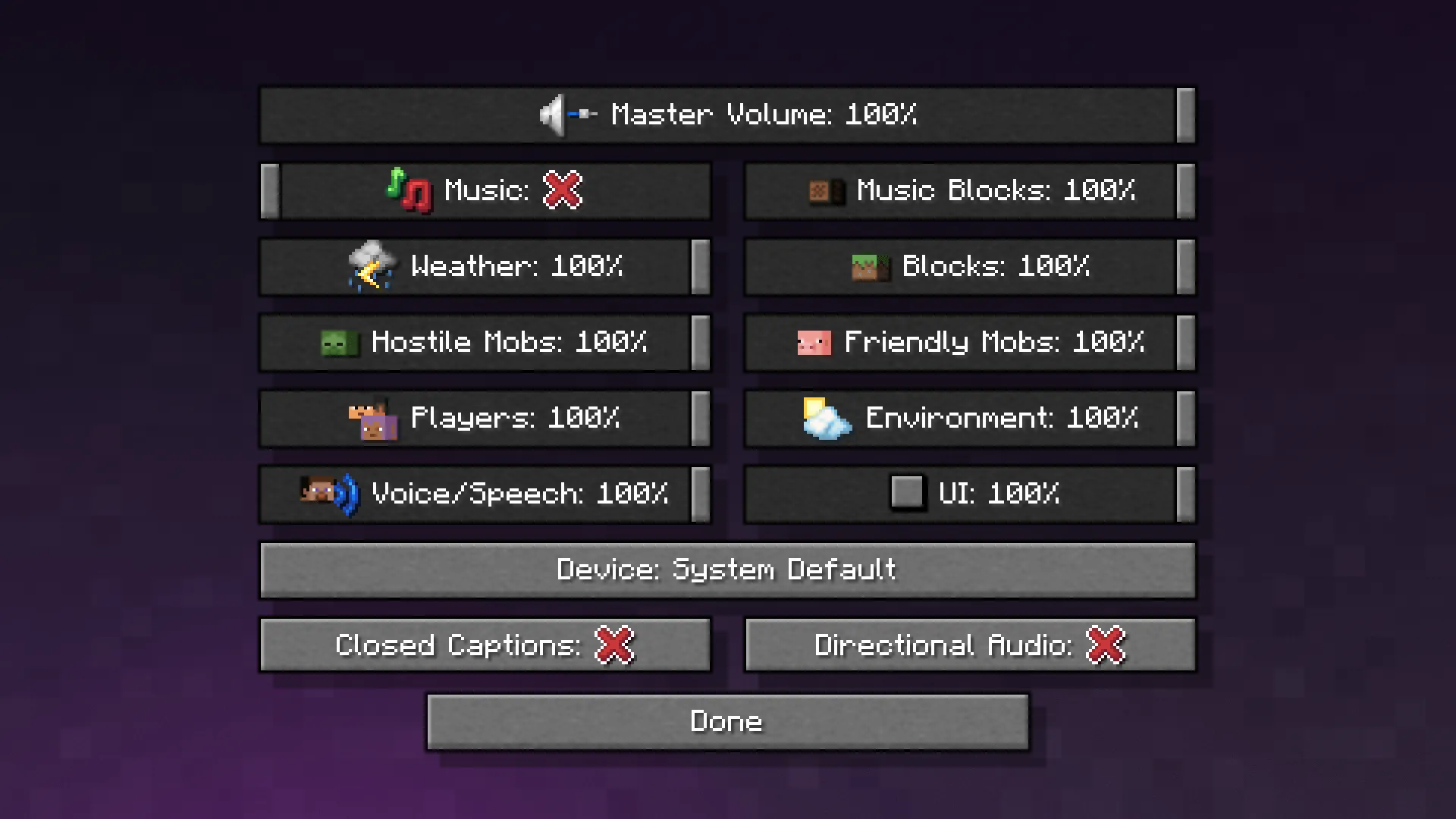 Icons - Menus, Текстуры, Minecraft