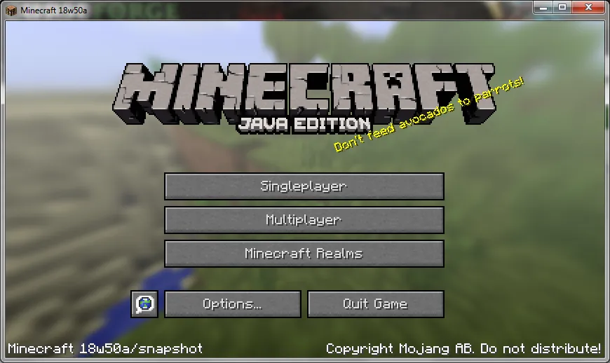 Old Title Panorama — скриншот 1 (Текстуры, Minecraft)