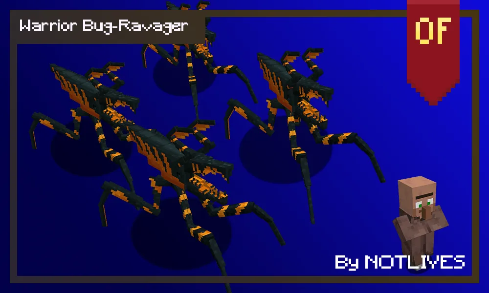 NOTLIVES's Warrior Bug-Ravager — скриншот 1 (Текстуры, Minecraft)
