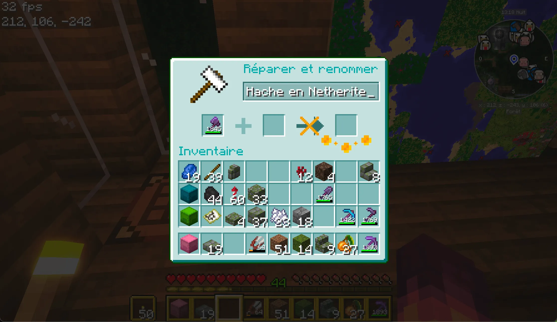 Wildflowers GUI, Текстуры, Minecraft