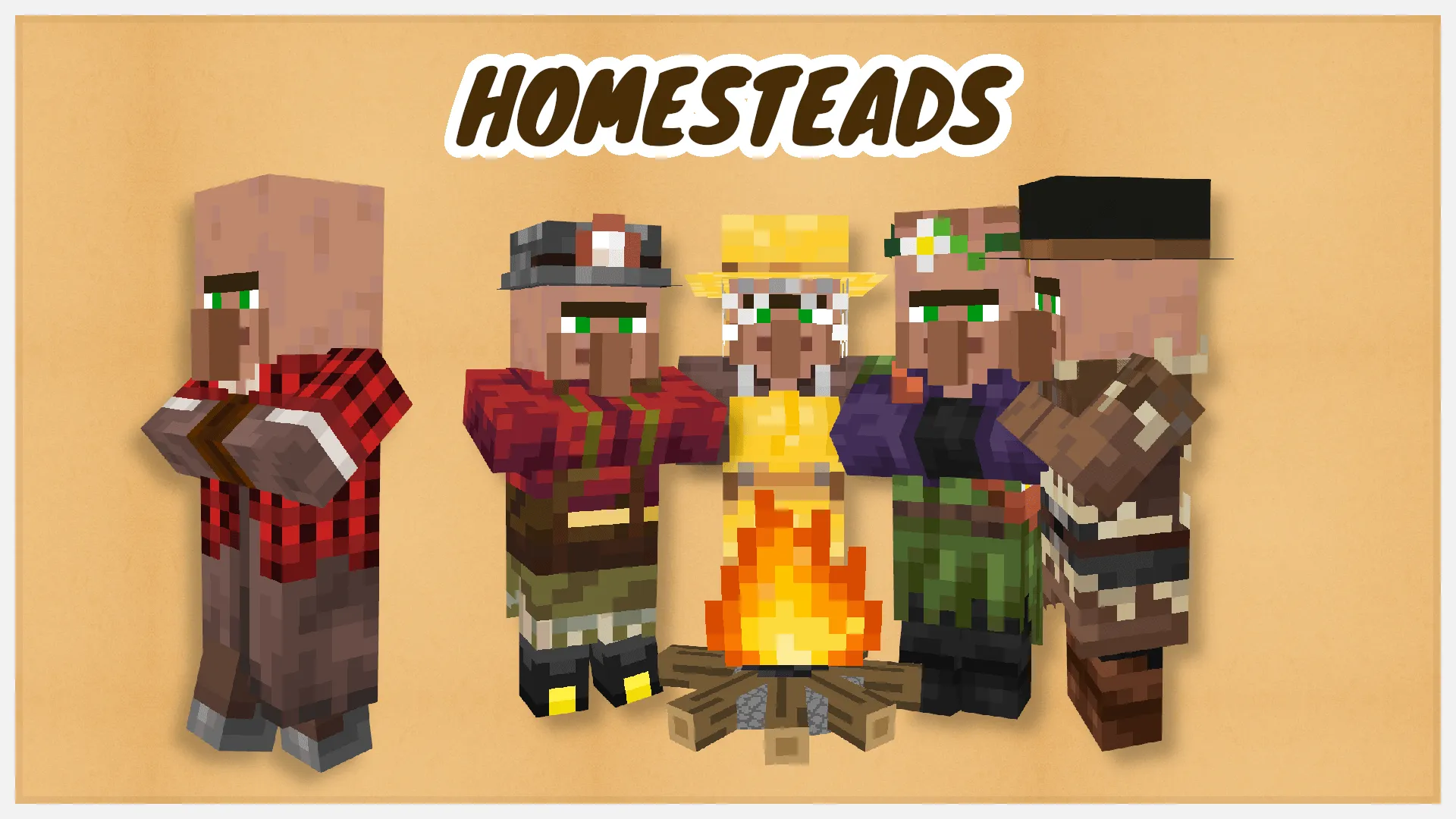 Homesteads - Villager Expansion & New Professions, Моды, Minecraft