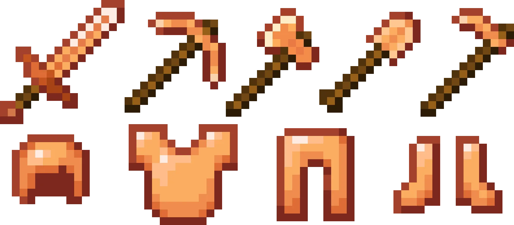 Hardened Gold tools and armour — скриншот 1 (Моды, Minecraft)