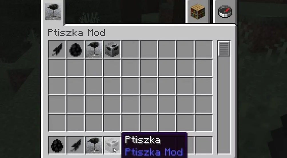 Ptiszka — скриншот 1 (Моды, Minecraft)
