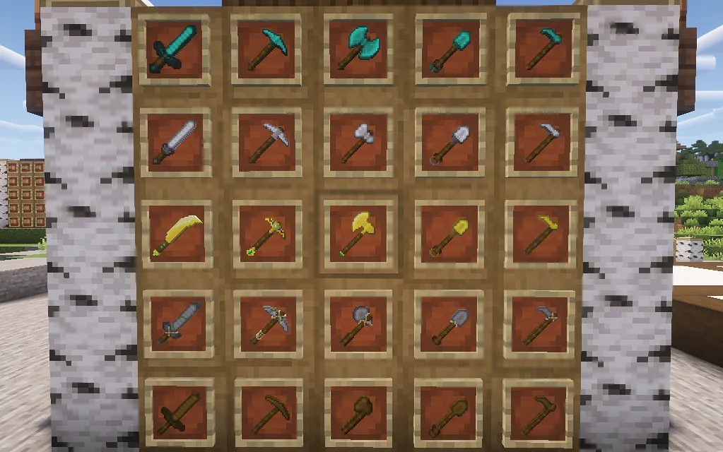 PixelBlades 2D — скриншот 2 (Текстуры, Minecraft)