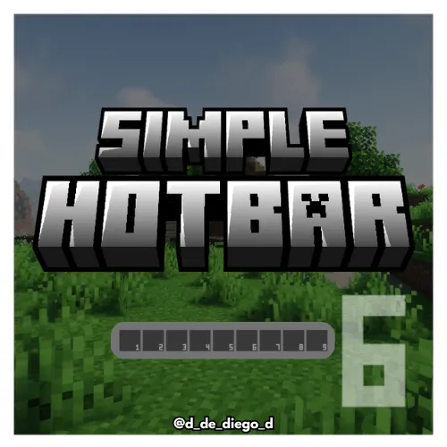Simple Hotbar Plus — скриншот 2 (Текстуры, Minecraft)