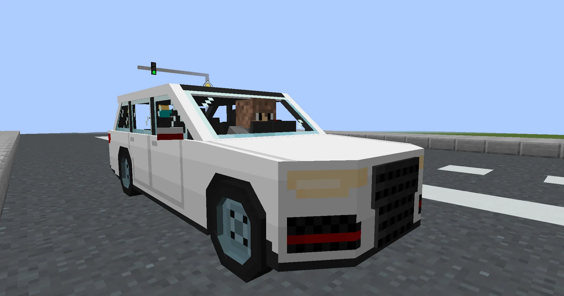 Traffic Simulator - Default Content Pack, Моды, Minecraft