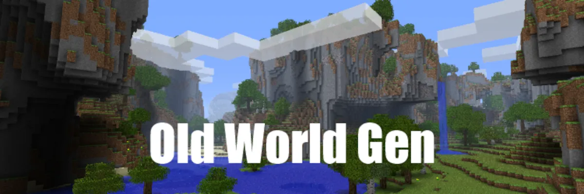 Nostalgic world generation — скриншот 5 (Моды, Minecraft)