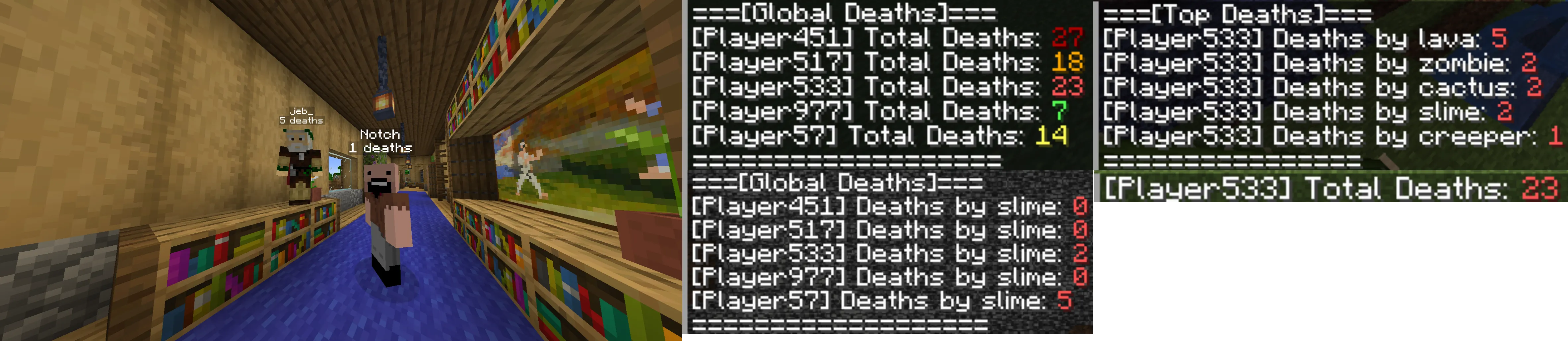 A Simple Death Counter — скриншот 1 (Моды, Minecraft)