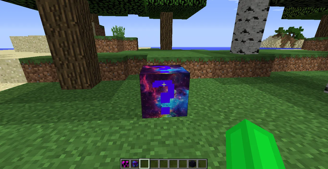 lucky block GALAXY, Кастомизации, Minecraft