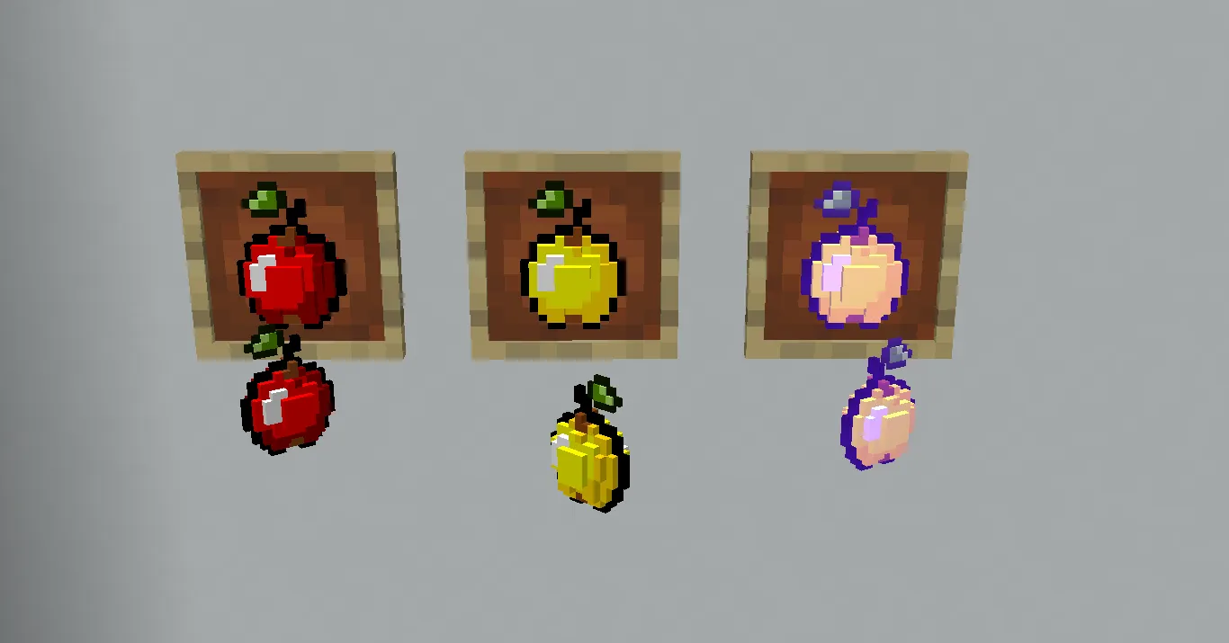 Apple 3D — скриншот 1 (Текстуры, Minecraft)