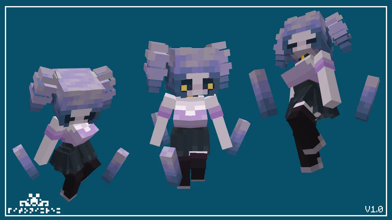 Breeze Girl, Текстуры, Minecraft