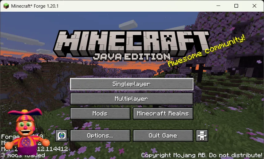 FNAF Random Jumpscares, Моды, Minecraft