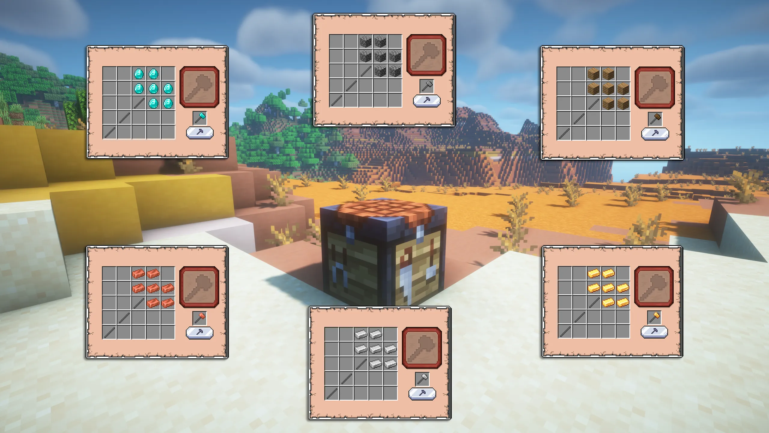 Tyz's Hammers, Моды, Minecraft