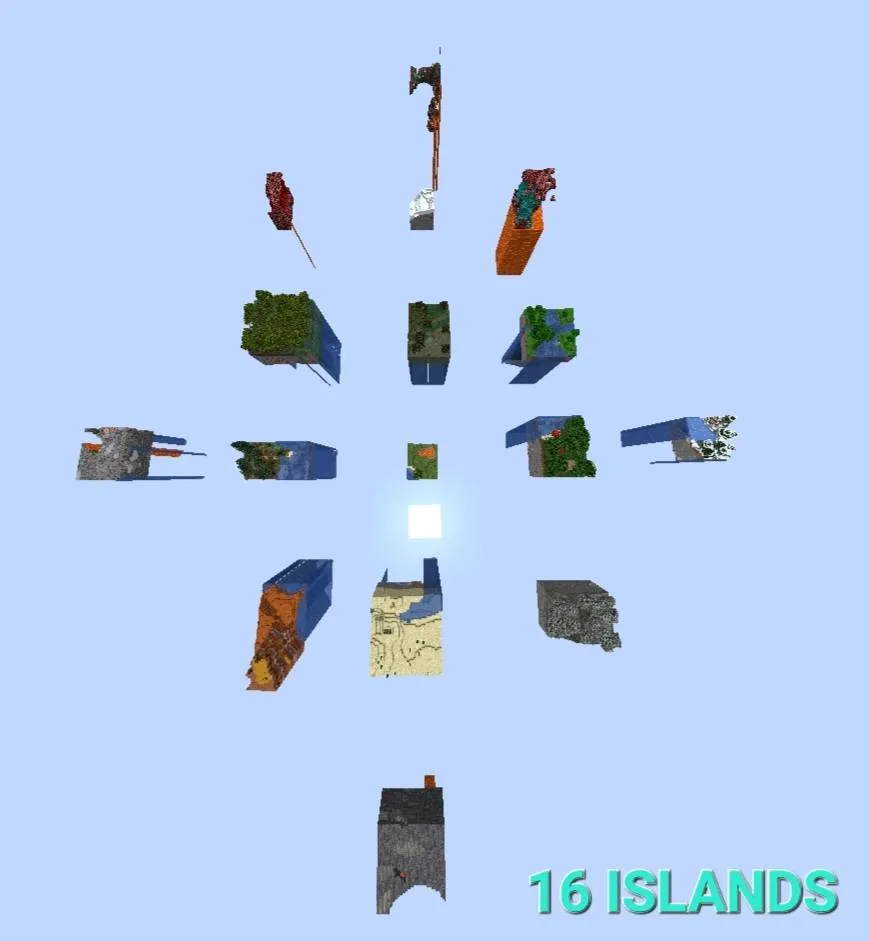 Skyblock TeenIslands BSdnh — скриншот 19 (Карты, Minecraft)