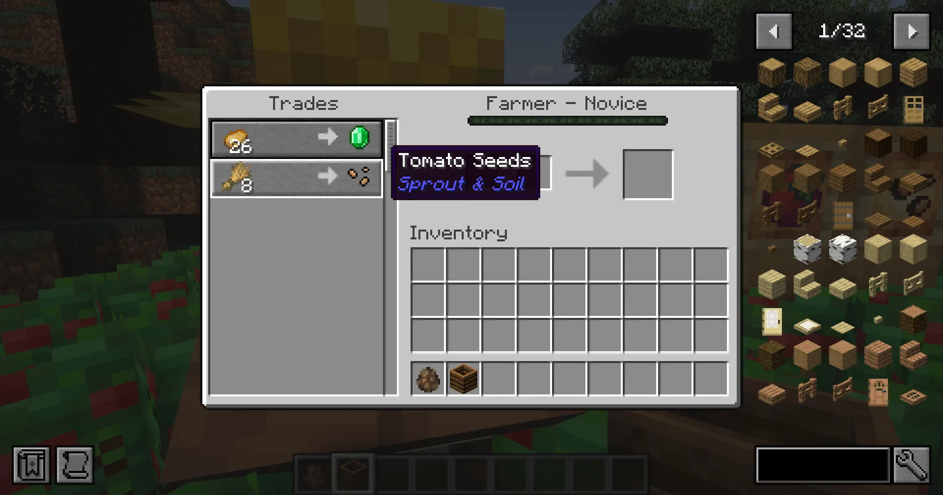 Sprout & Soil, Моды, Minecraft