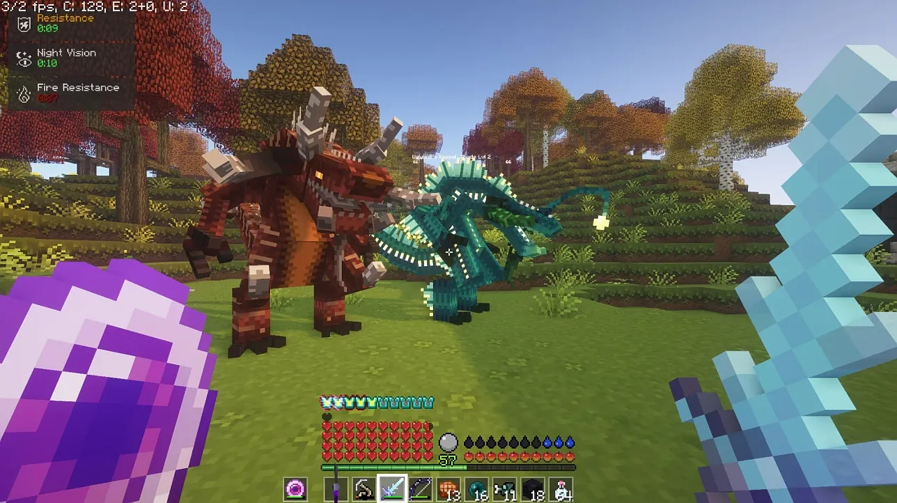 Wizardry and Mobs — скриншот 4 (Модпаки, Minecraft)