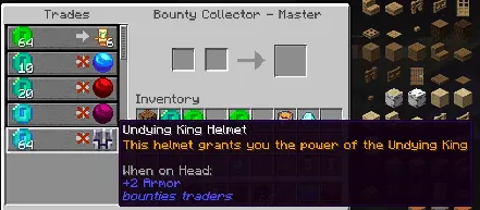 Bounties and Coins - Traders — скриншот 2 (Моды, Minecraft)