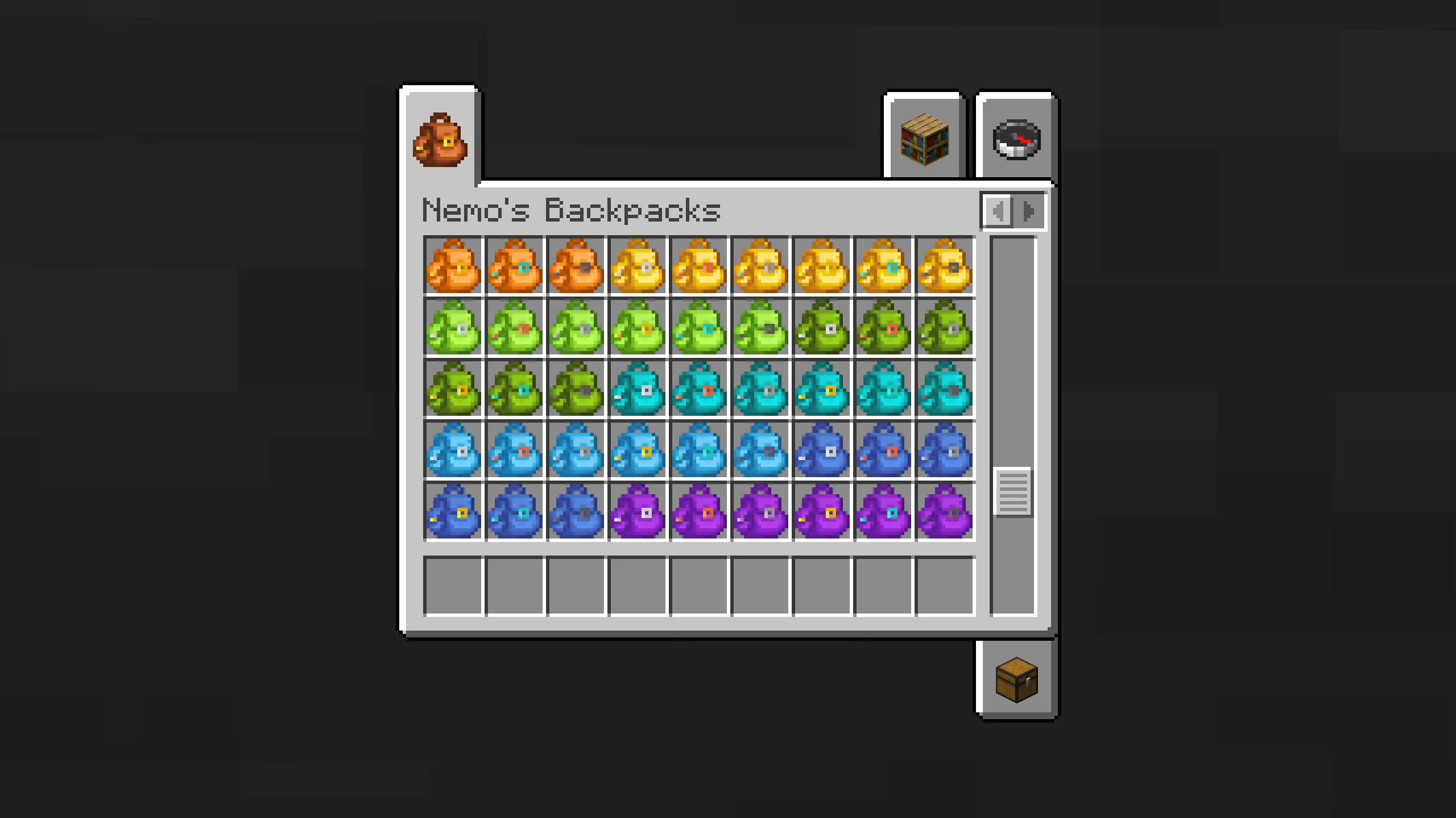 Nemo's Backpacks, Моды, Minecraft