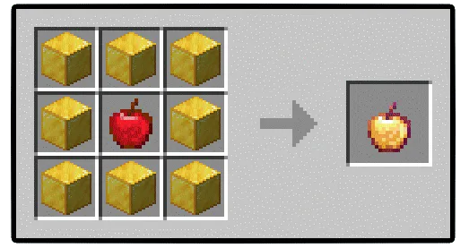 Enchanted Golden Apple Recipe (EGAR) — скриншот 1 (Моды, Minecraft)