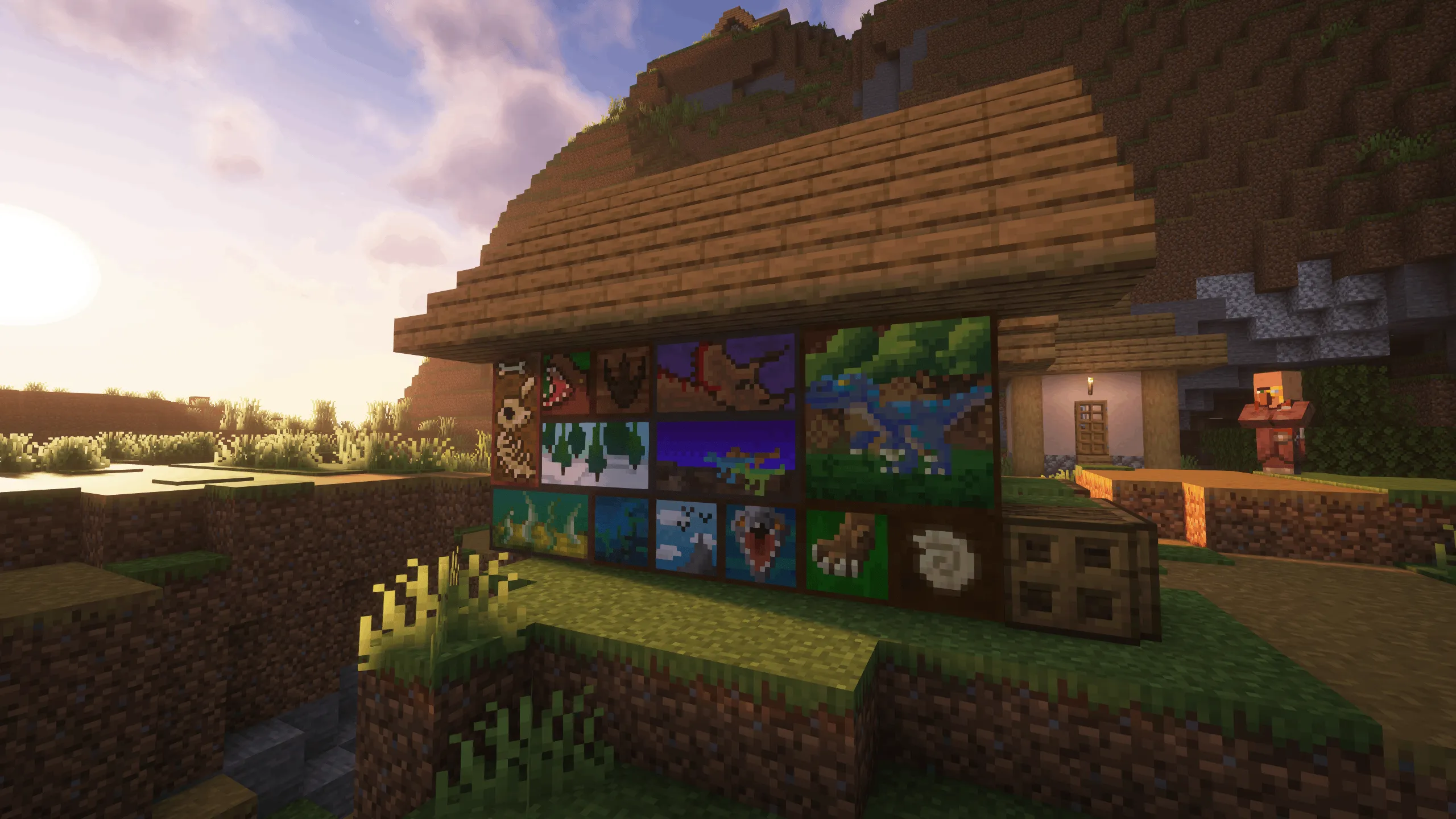 Prehistoric Paintings - Dinosaurs, Landscapes..., Моды, Minecraft