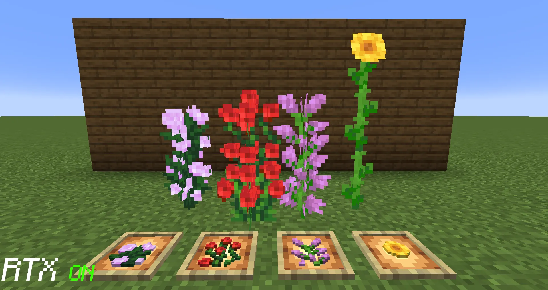 Flowers 2.5D, Текстуры, Minecraft