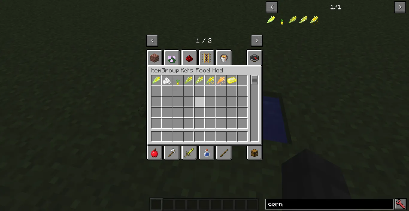 Kd's Food Mod, Моды, Minecraft