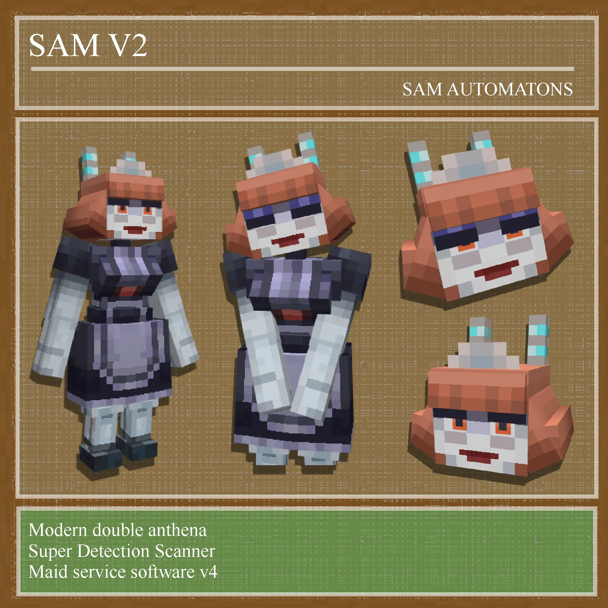 SAM Automatons, Моды, Minecraft