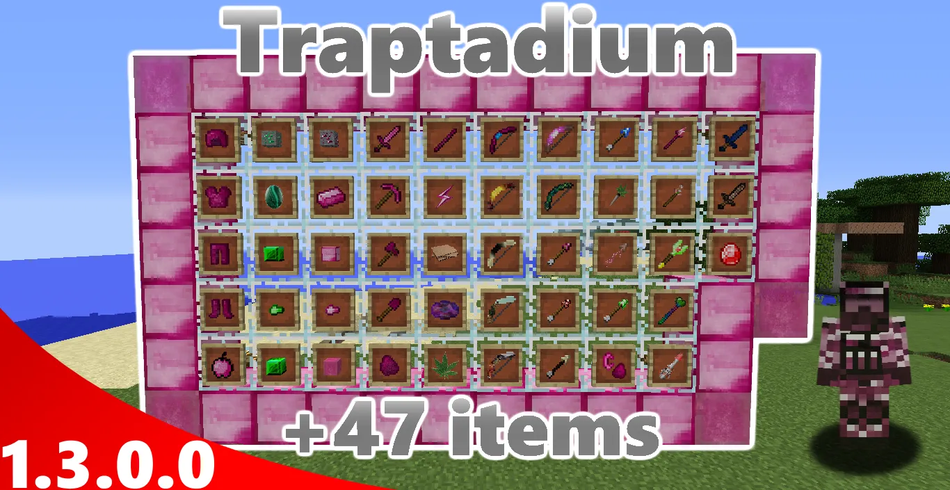 Traptadium, Моды, Minecraft
