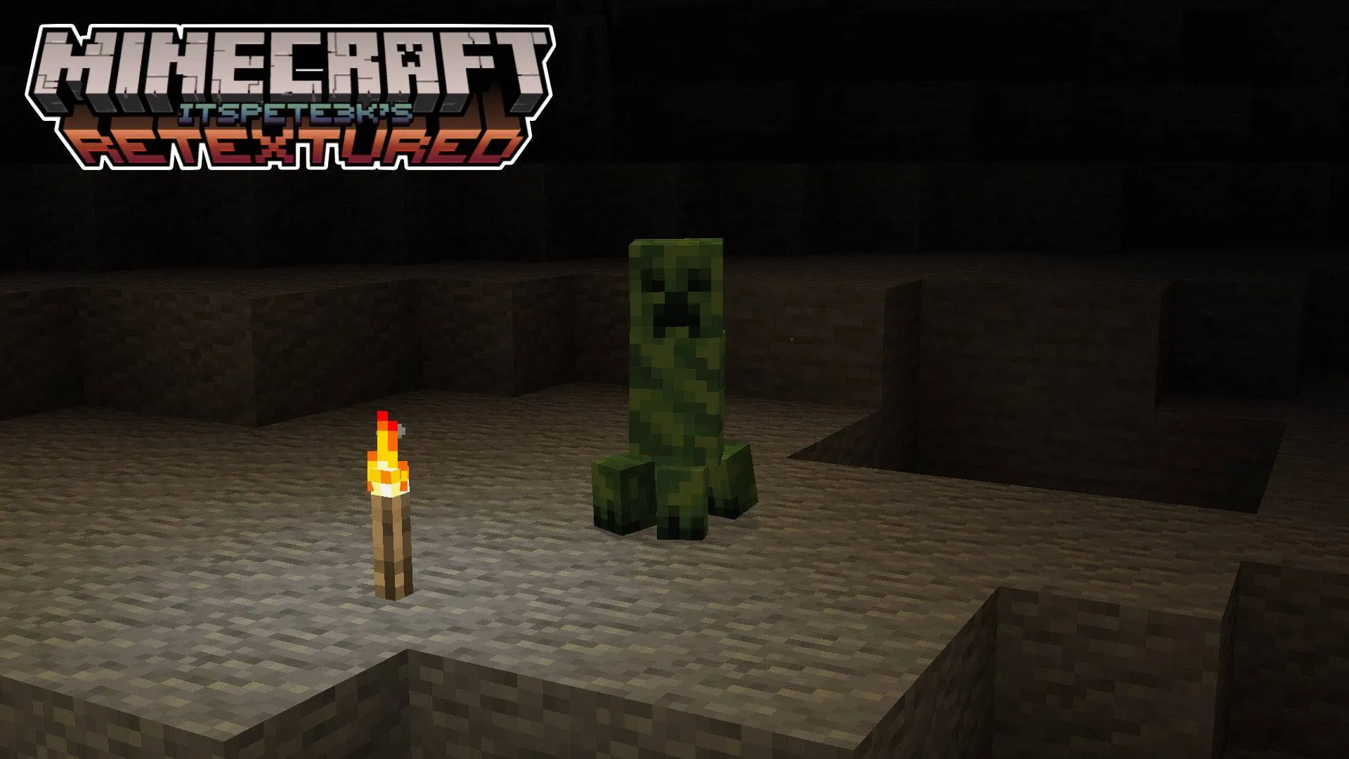 Creeper Retextured (itspete3k's Retextured) — скриншот 1 (Текстуры, Minecraft)