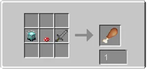 The Chicken Wing Wand  — скриншот 1 (Моды, Minecraft)