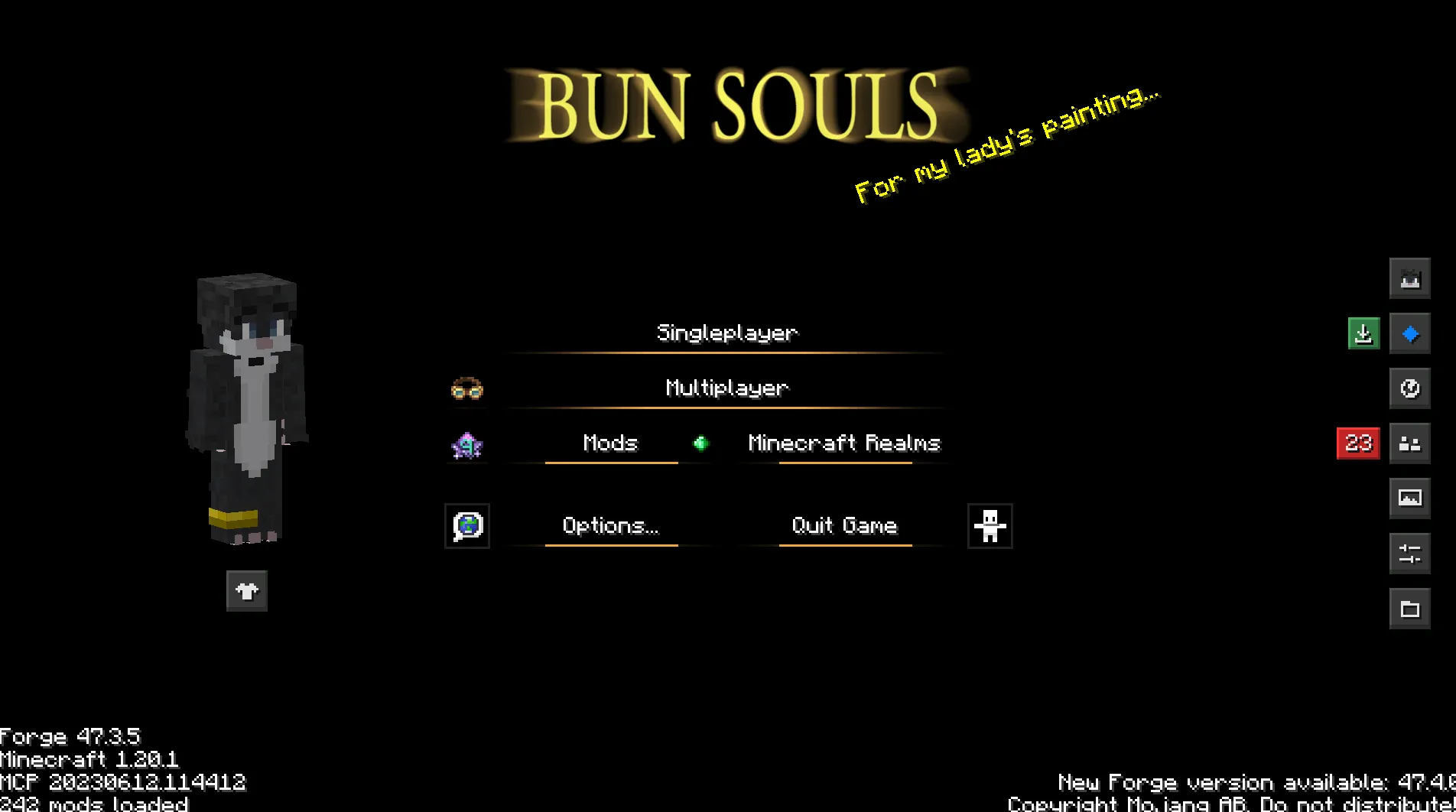 Bun Souls, Модпаки, Minecraft