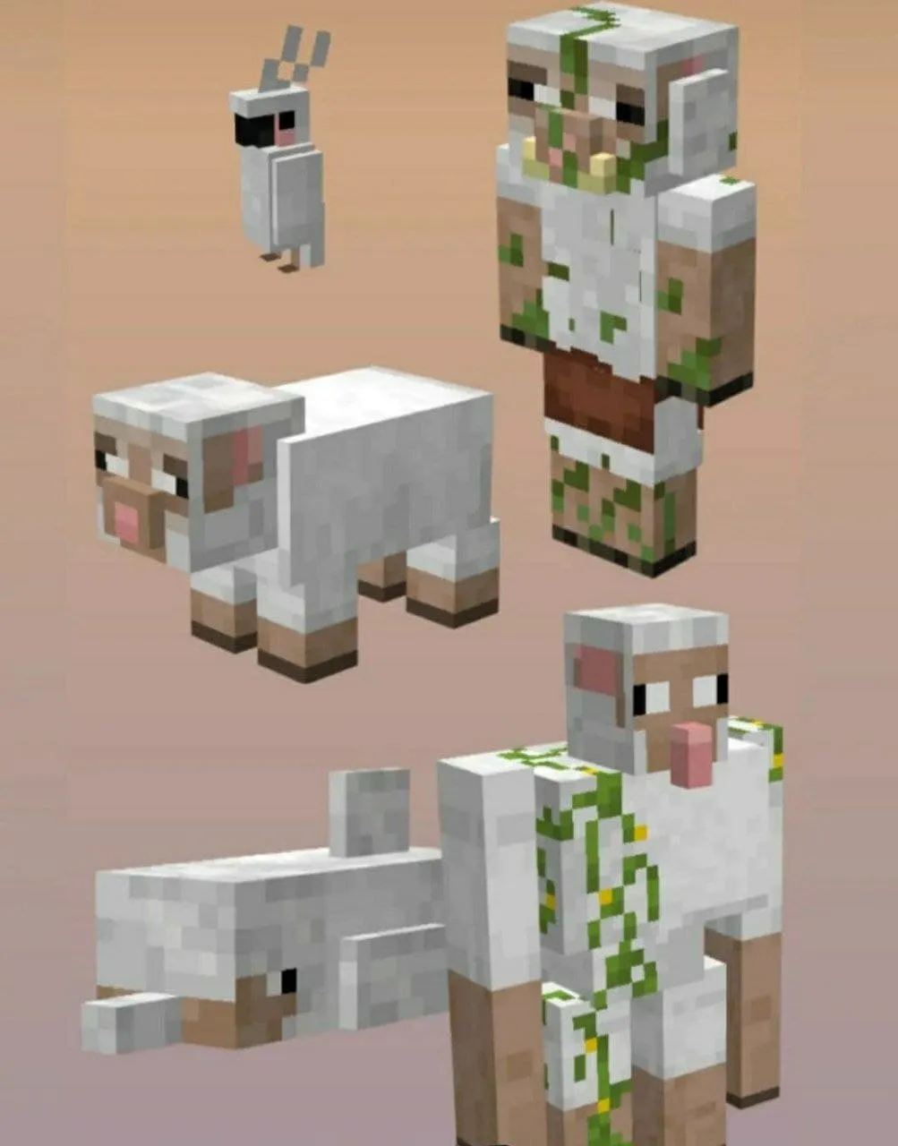 Sheeps+, Текстуры, Minecraft