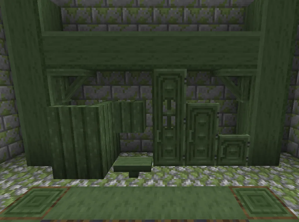 Mossy Green Mangrove, Текстуры, Minecraft