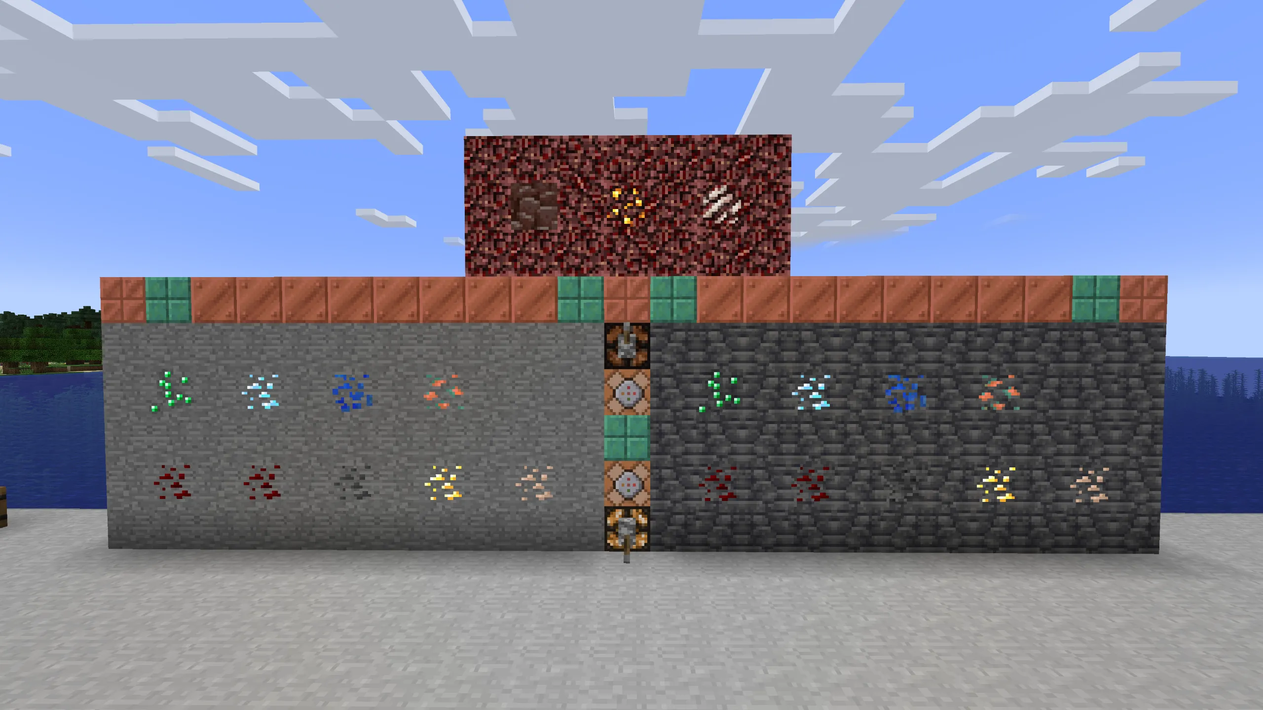 Classic Improvements ADD-ON 6 Glowing ores — скриншот 1 (Текстуры, Minecraft)