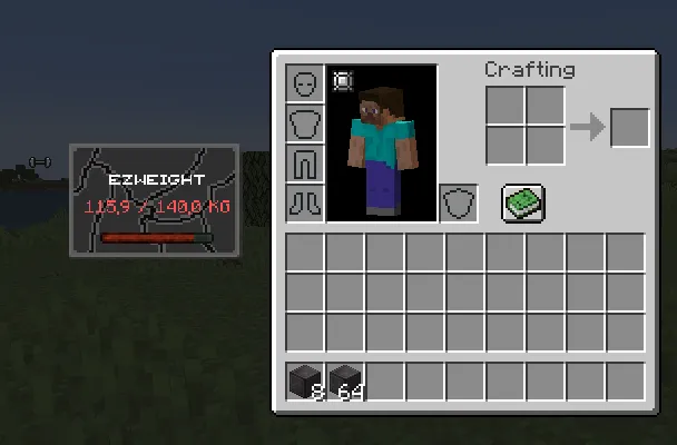 eZWeight — скриншот 4 (Моды, Minecraft)