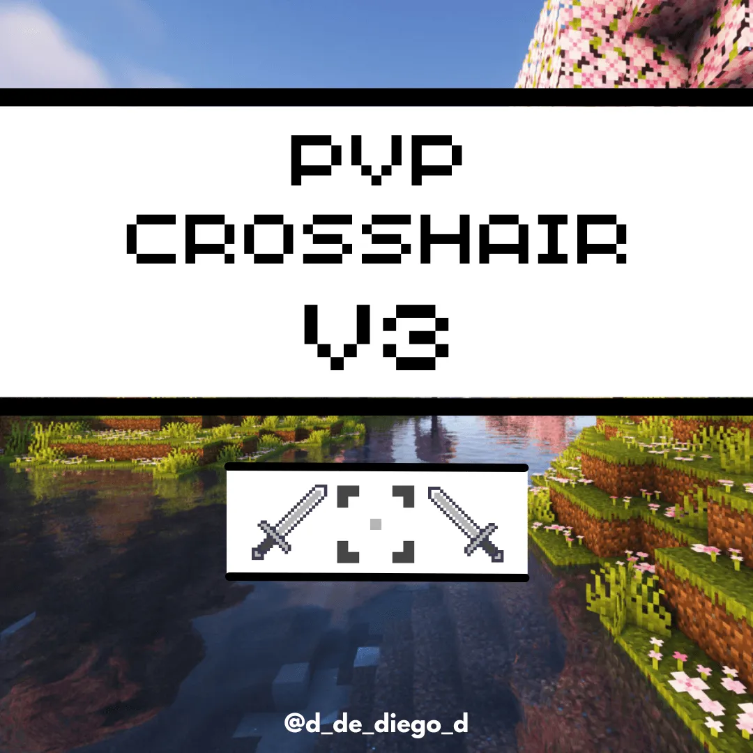 PVP CROSSHAIR V3, Текстуры, Minecraft