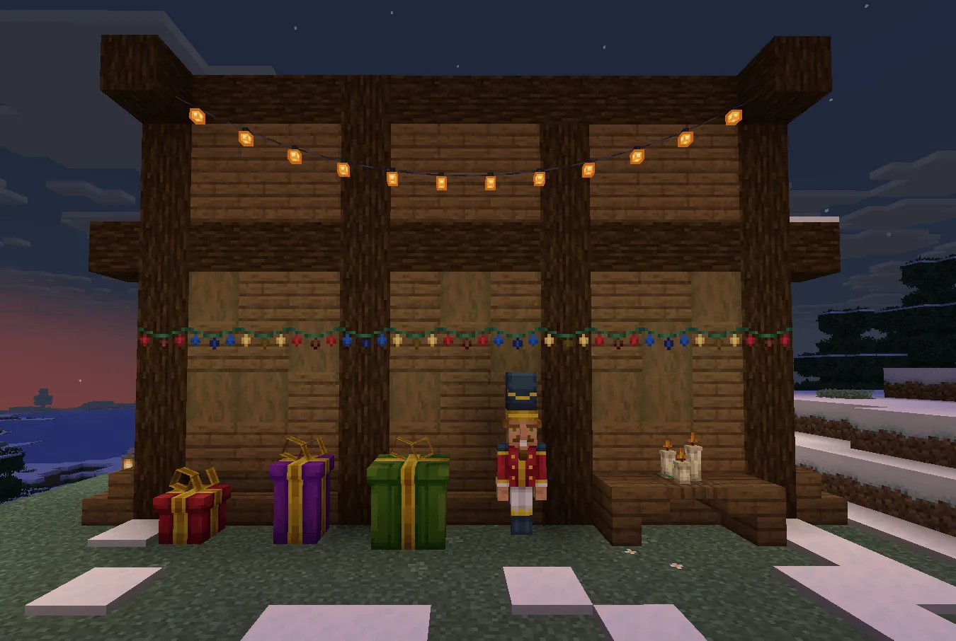 Christmas Lights — скриншот 1 (Моды, Minecraft)