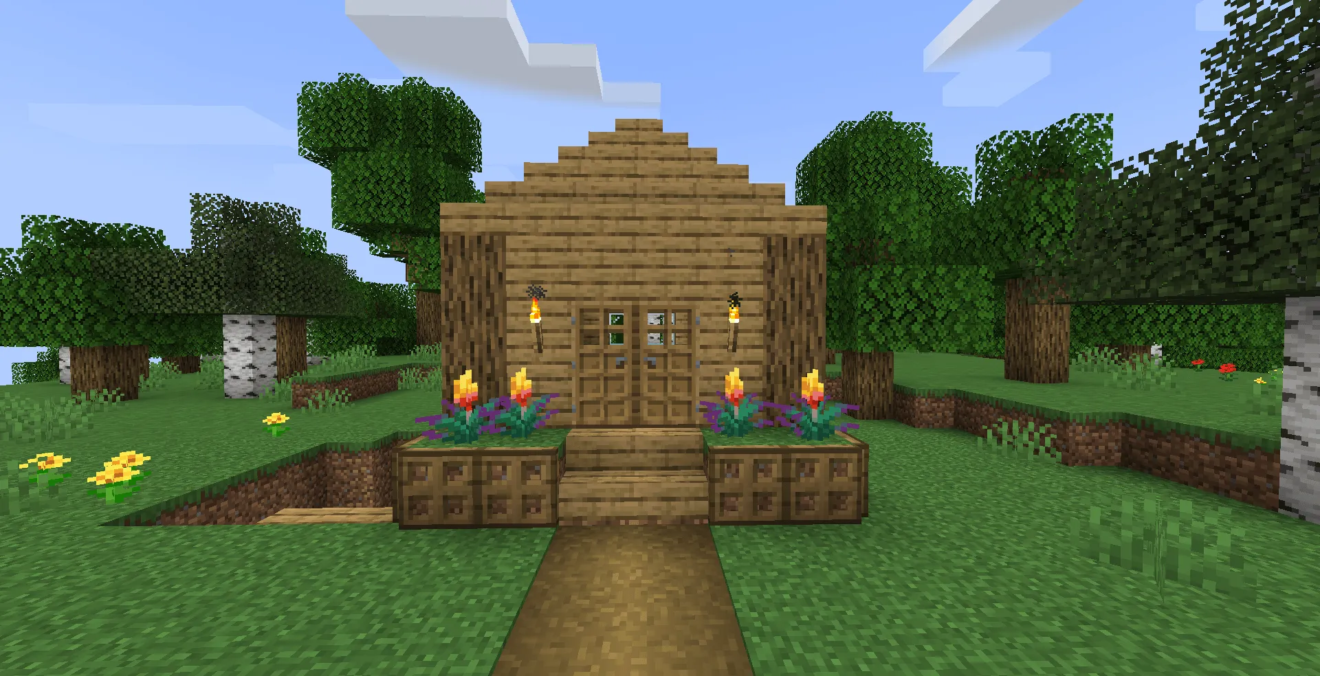 Starter House, Карты, Minecraft