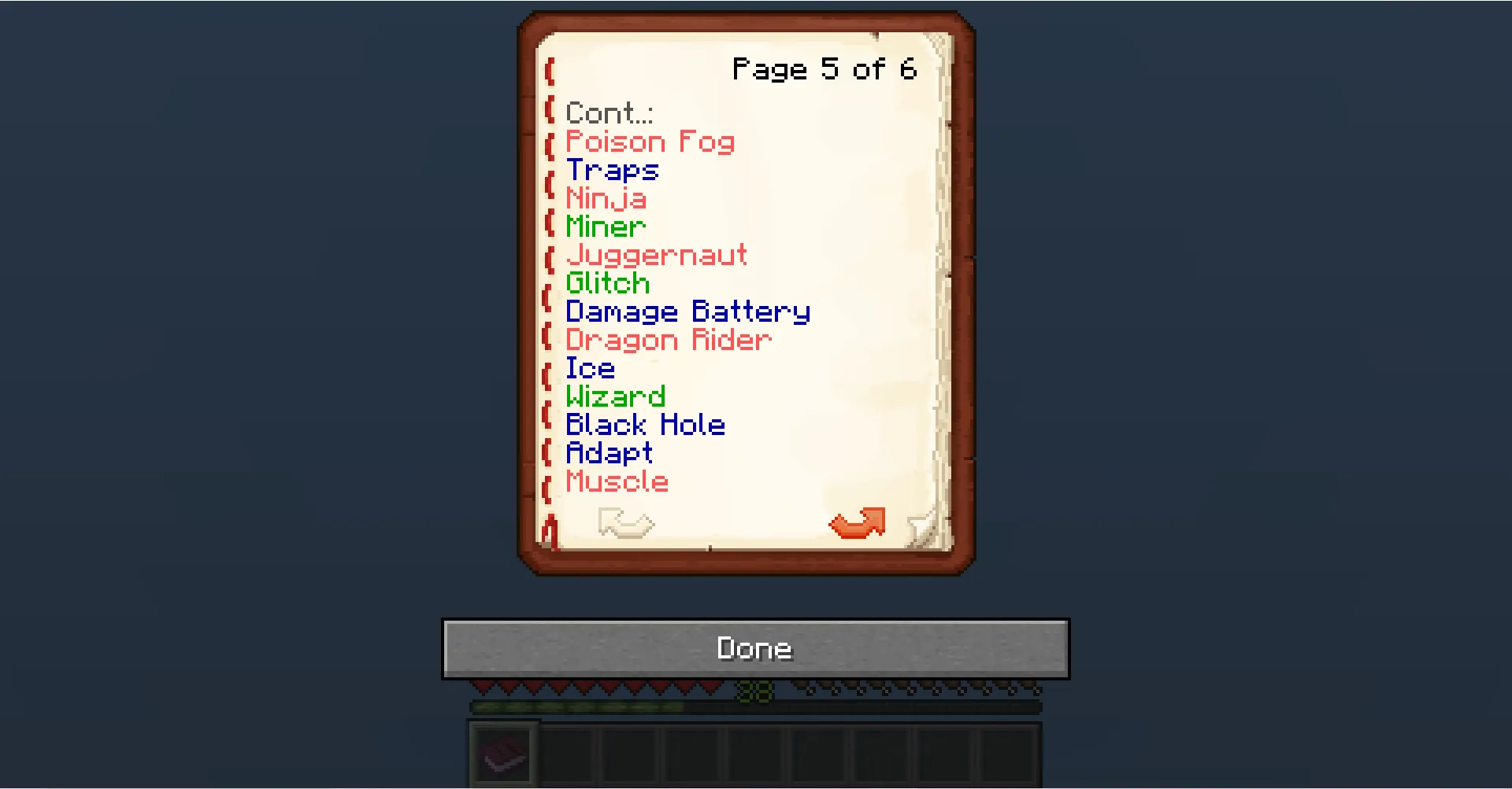 Powers (Super powers), Дата-паки, Minecraft