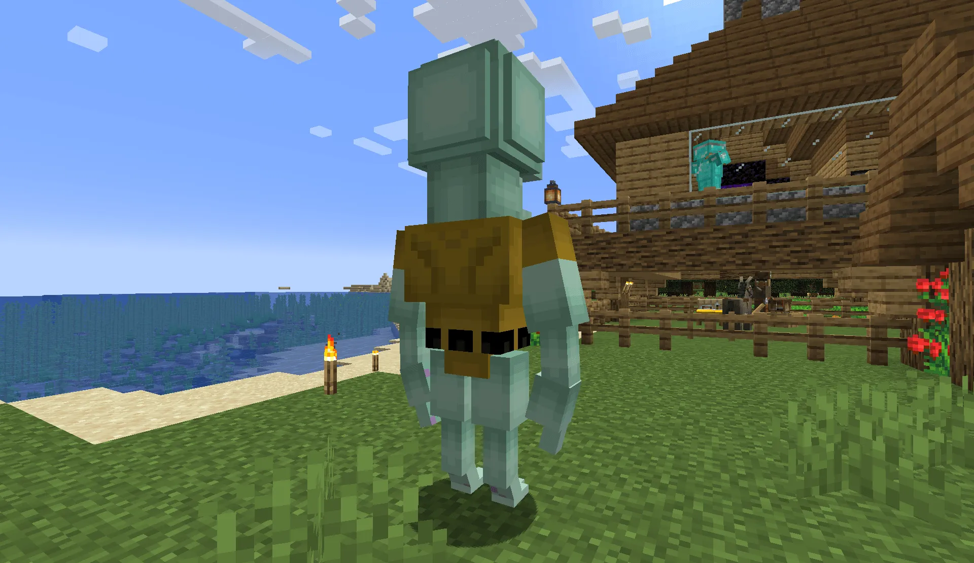 Handsome Squidward — скриншот 1 (Текстуры, Minecraft)