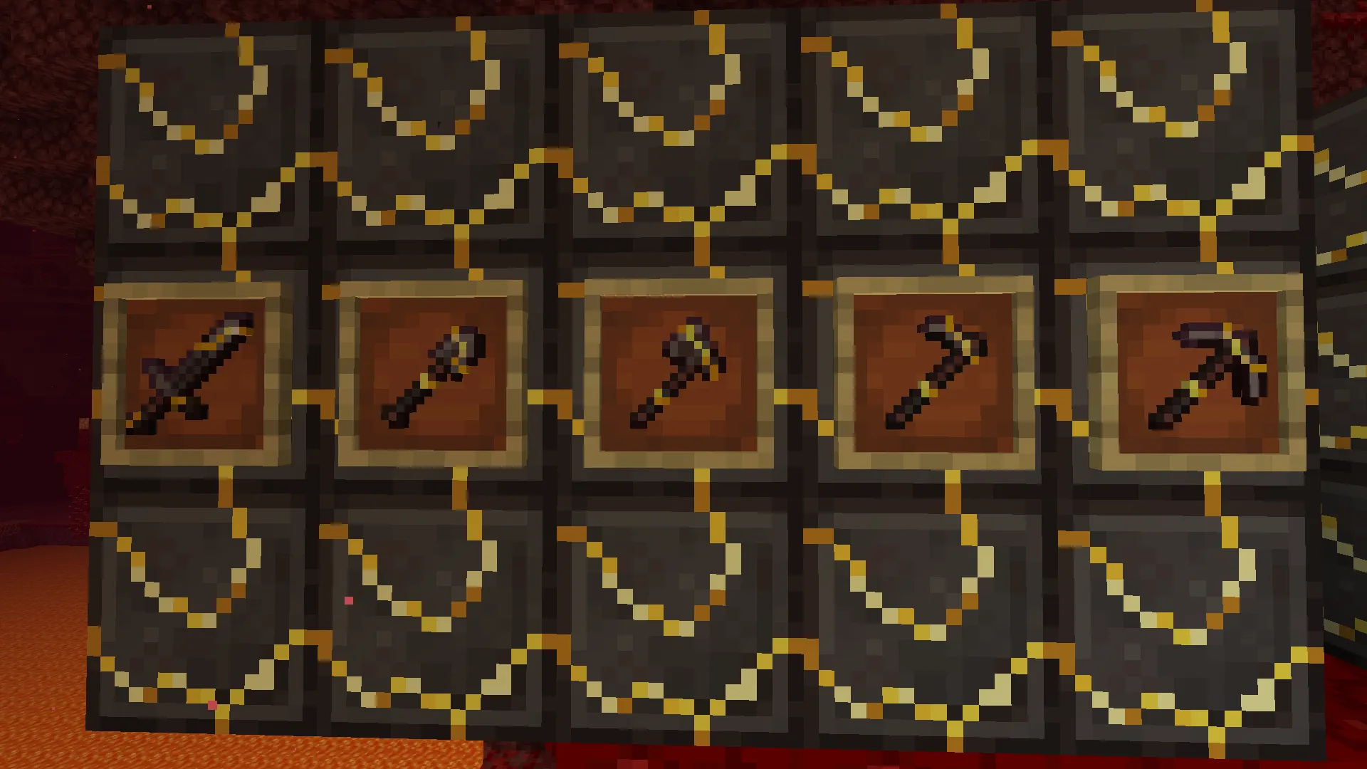 Goldvein Netherite, Текстуры, Minecraft