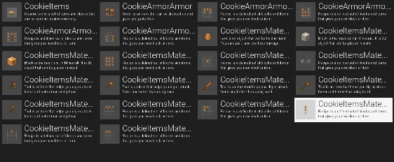 Cookie Items Mod, Моды, Minecraft
