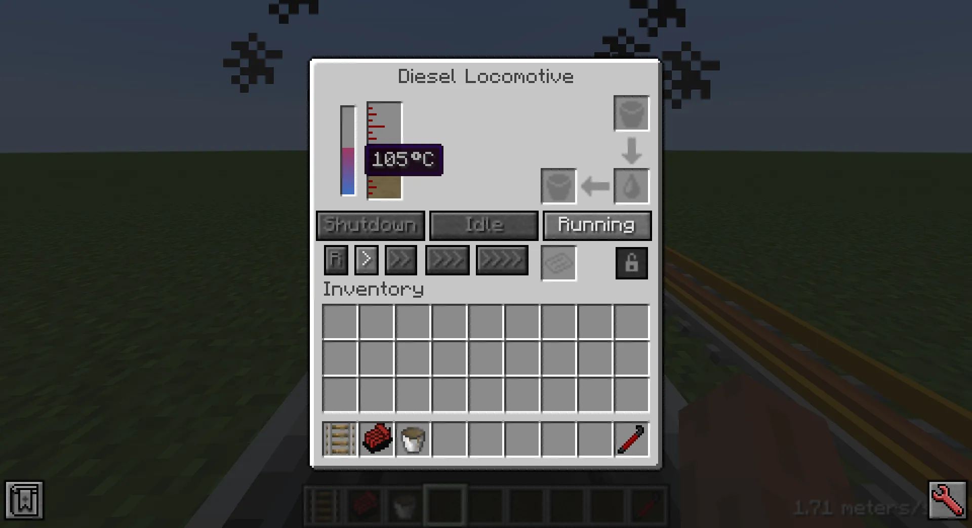 Railcraft Diesel Locomotive Addon — скриншот 6 (Моды, Minecraft)