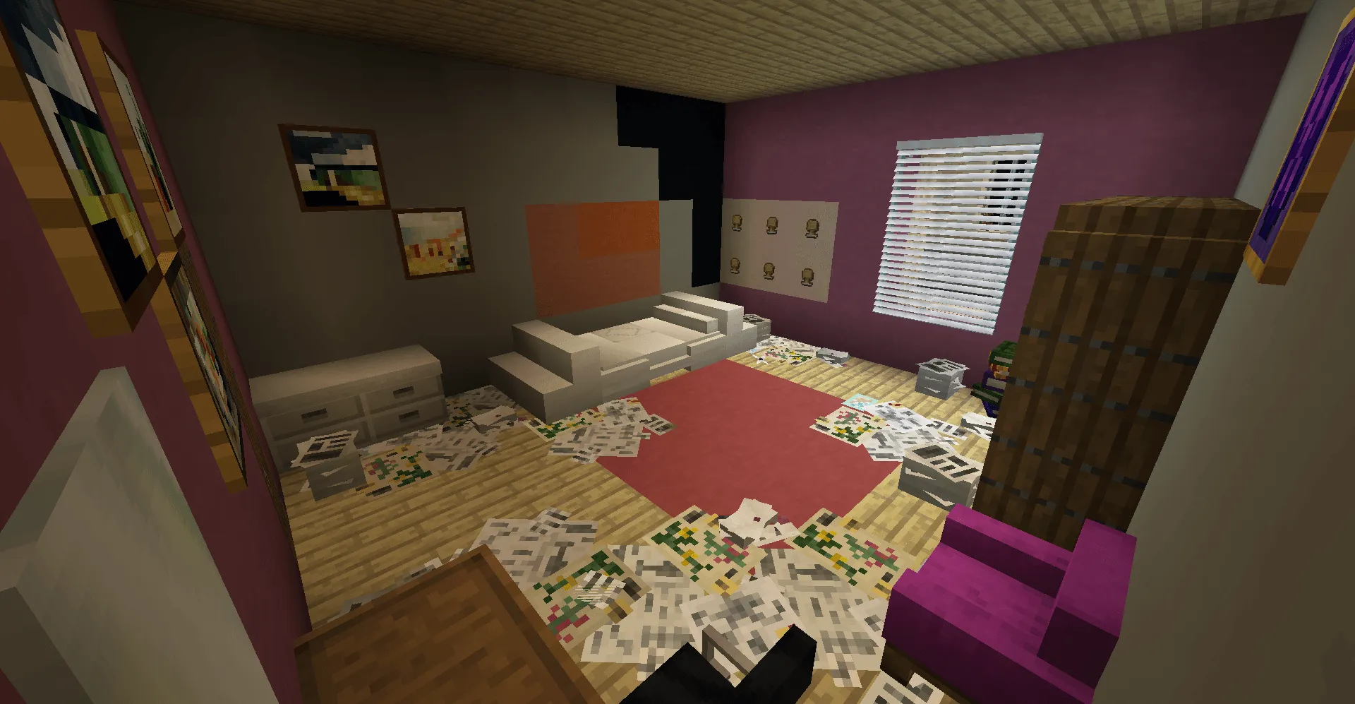 Building Miraculous Space, Карты, Minecraft