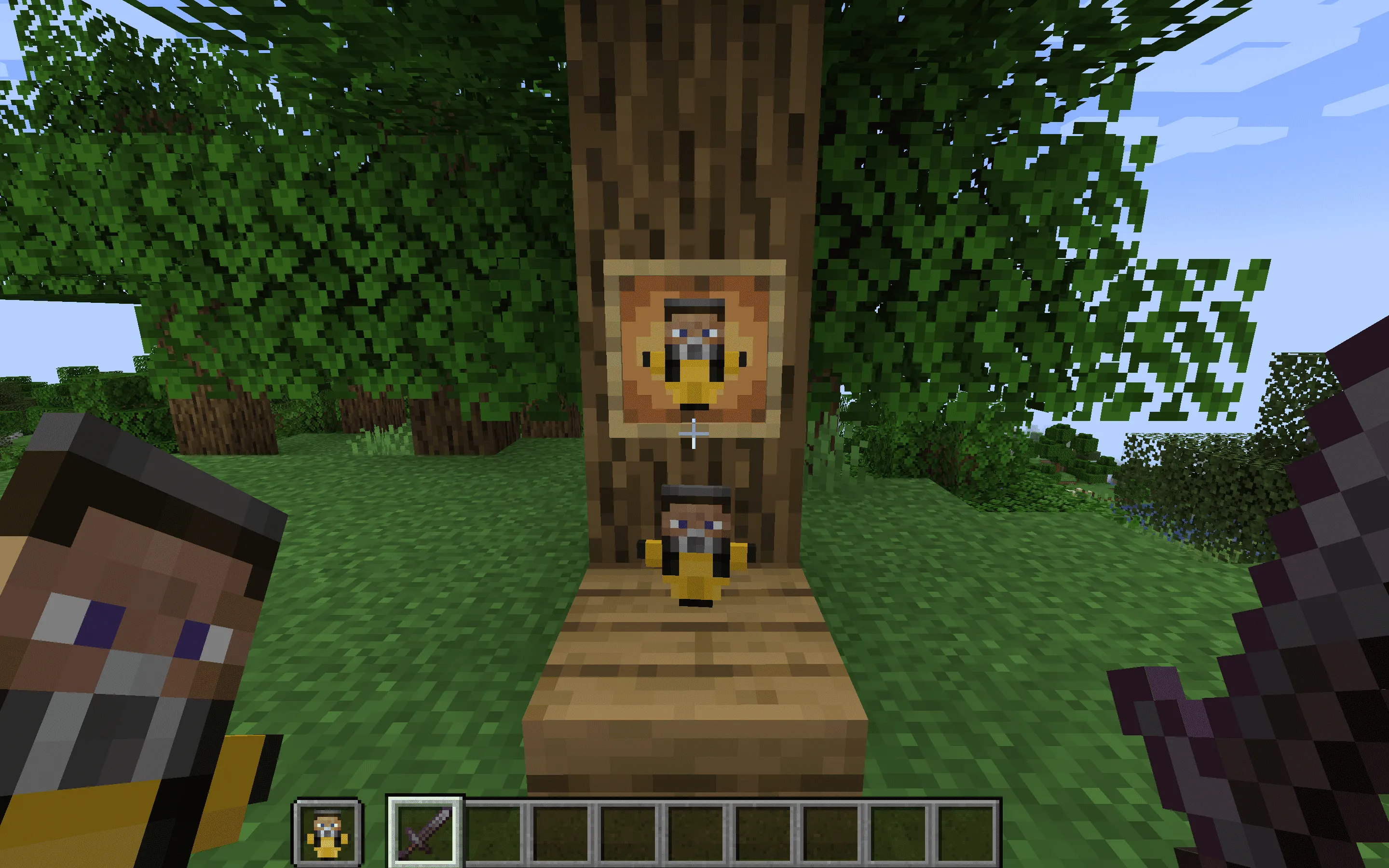 Radioactive Steve Totem of Undying, Текстуры, Minecraft