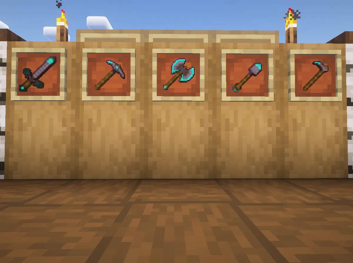 PixelBlades 2D — скриншот 1 (Текстуры, Minecraft)