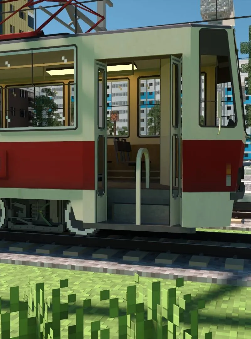 Tram Tatra T6b5 update mtc, Аддоны, Minecraft
