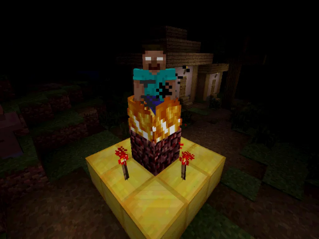 PS2 CRAFT - Zombie Survival Horror Edition — скриншот 5 (Модпаки, Minecraft)