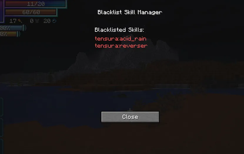Black List Skill Addon(Tensura Reincarnated) — скриншот 1 (Моды, Minecraft)