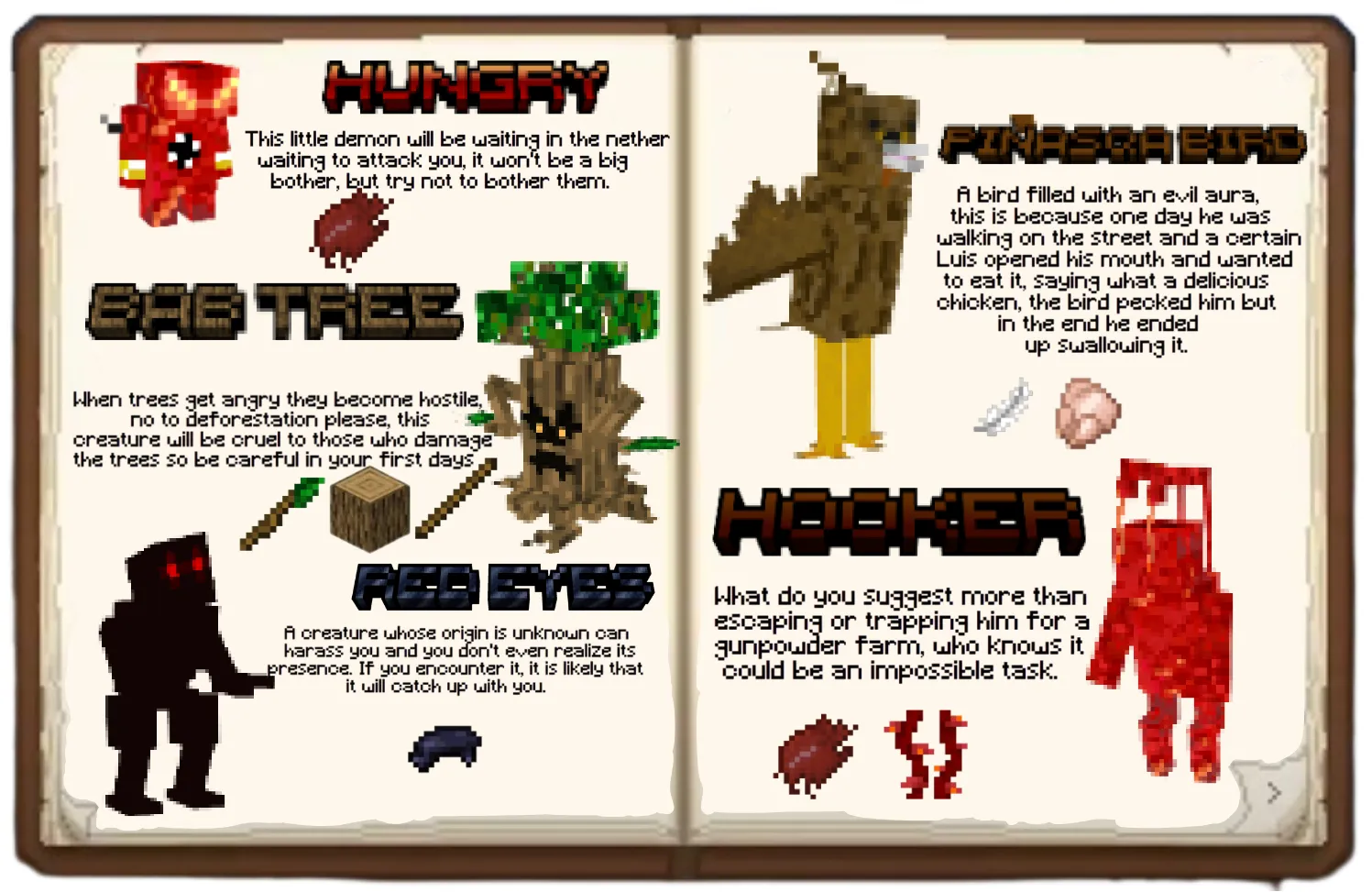 Ruthless Beings, Моды, Minecraft